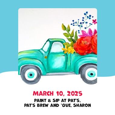 Paint & Sip at Pat's in Sharon, WI